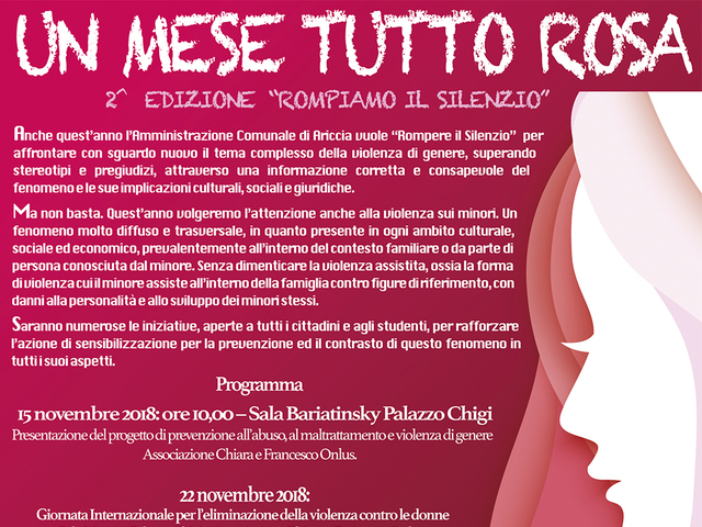Un Mese Tutto Rosa Un Mese Tutto Rosa