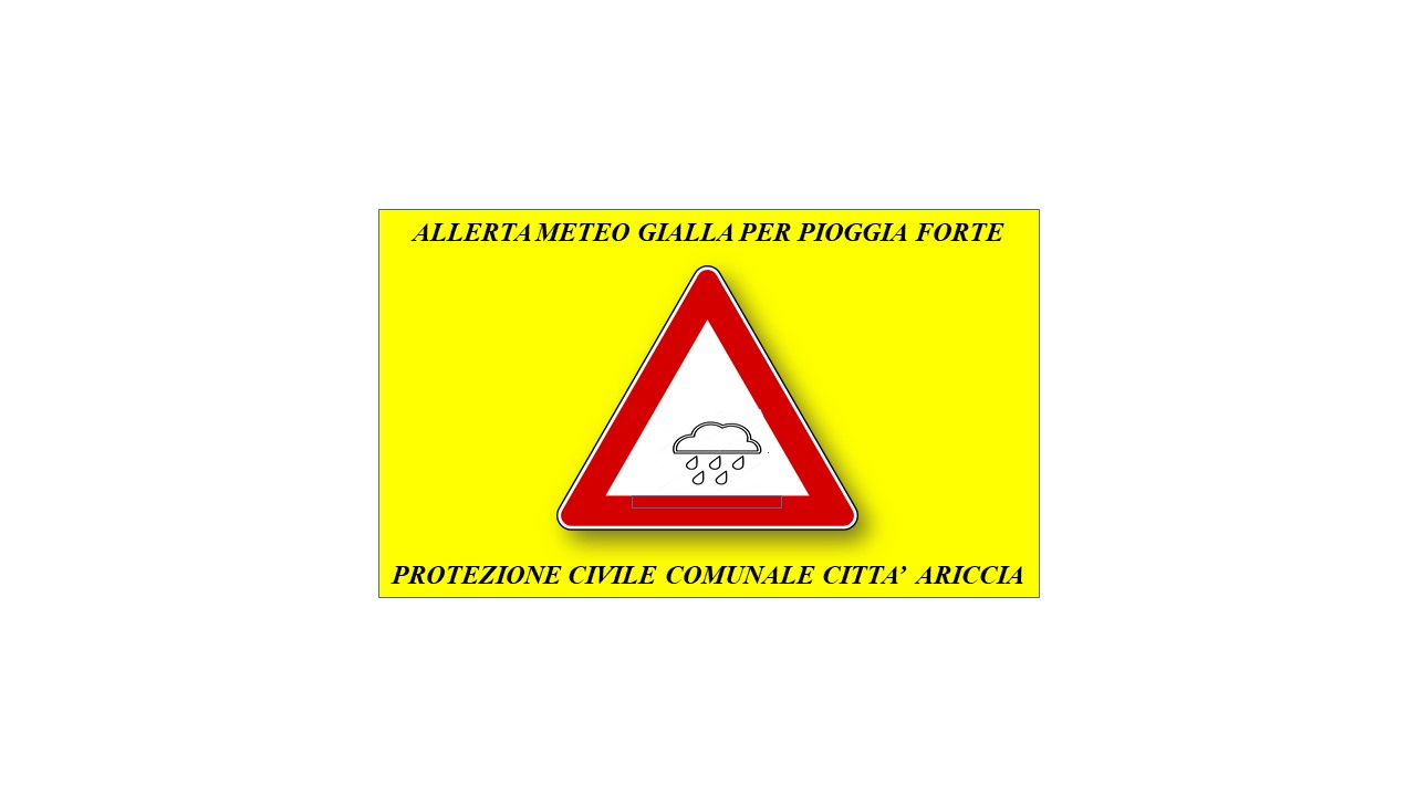 Allertamento meteo protezione civile Allertamento meteo protezione civile