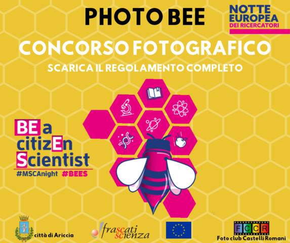 Bando photo Bee notte dei ricercatori Bando photo Bee notte dei ricercatori