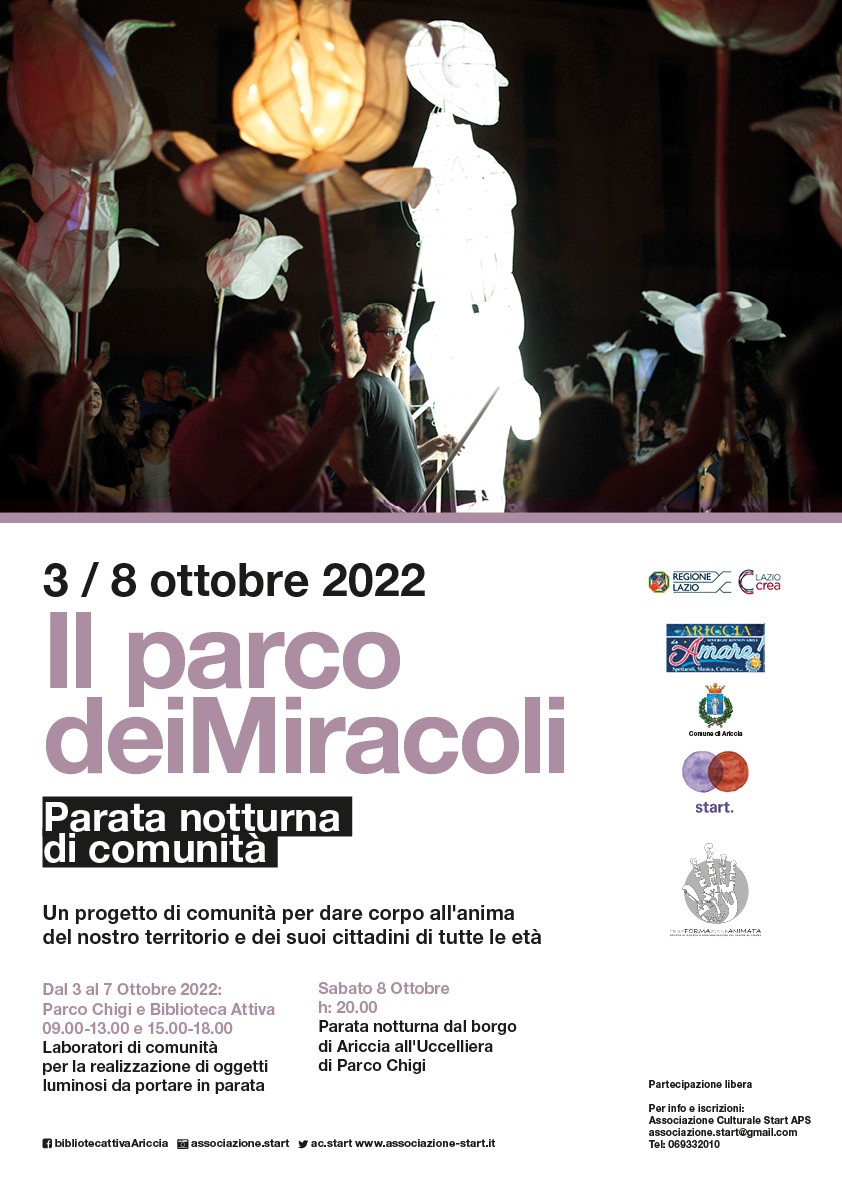 Biblioteca Attiva - Il parco dei Miracoli Parata notturna di Comunità