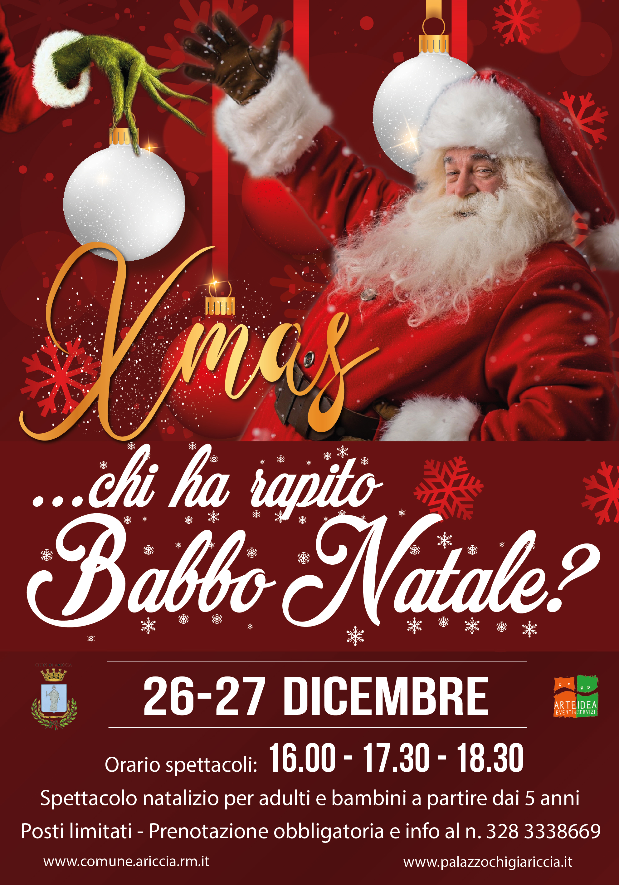 “Chi ha rapito Babbo Natale” – Evento natalizio presso Palazzo Chigi
