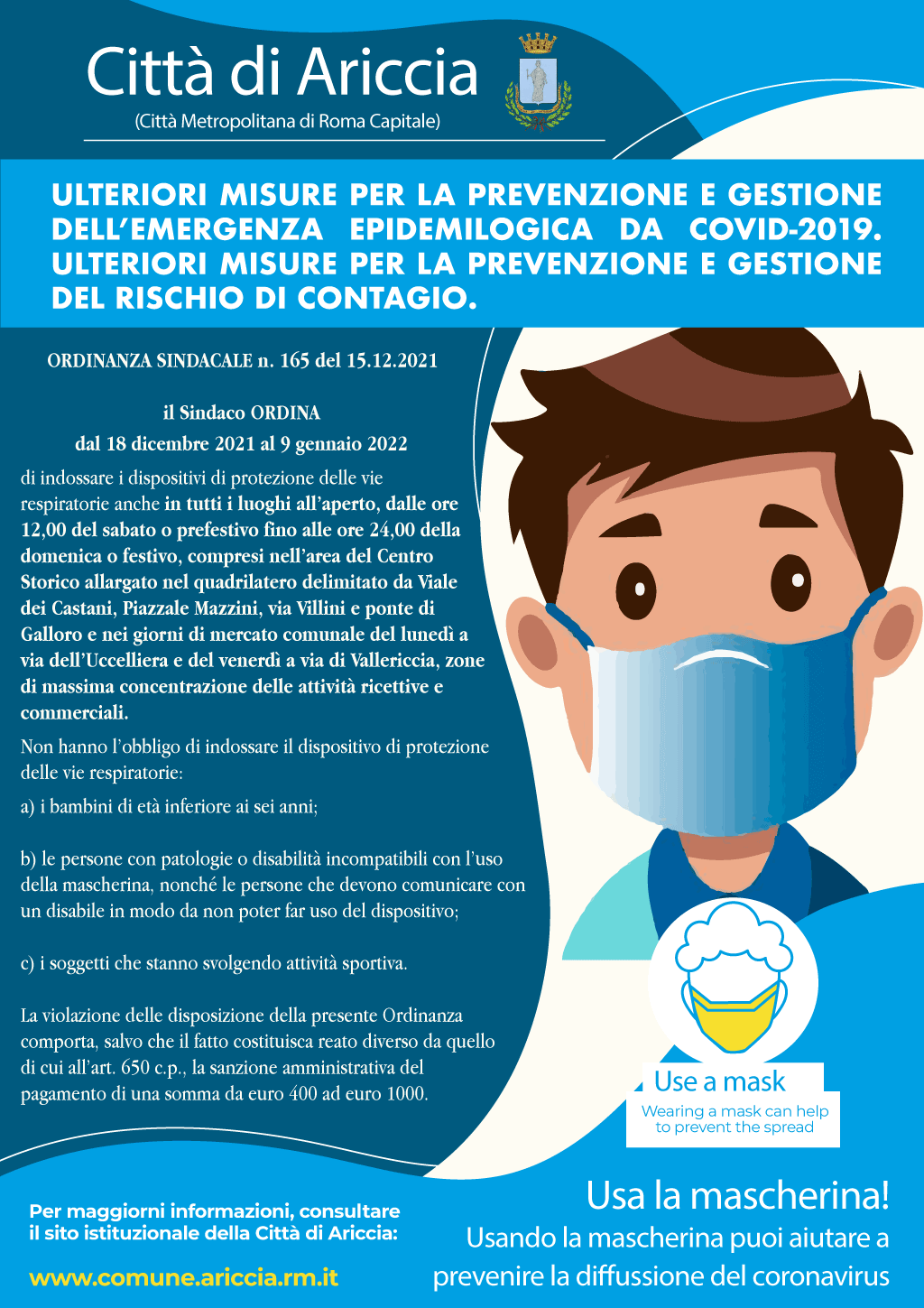 Ulteriori misure per la prevenzione e gestione dell’emergenza covid19