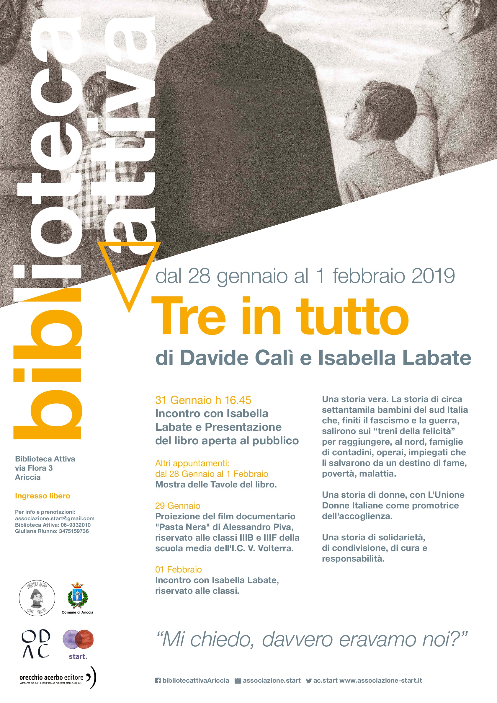 TRE IN TUTTO di Davide Calì e Isabella Labate