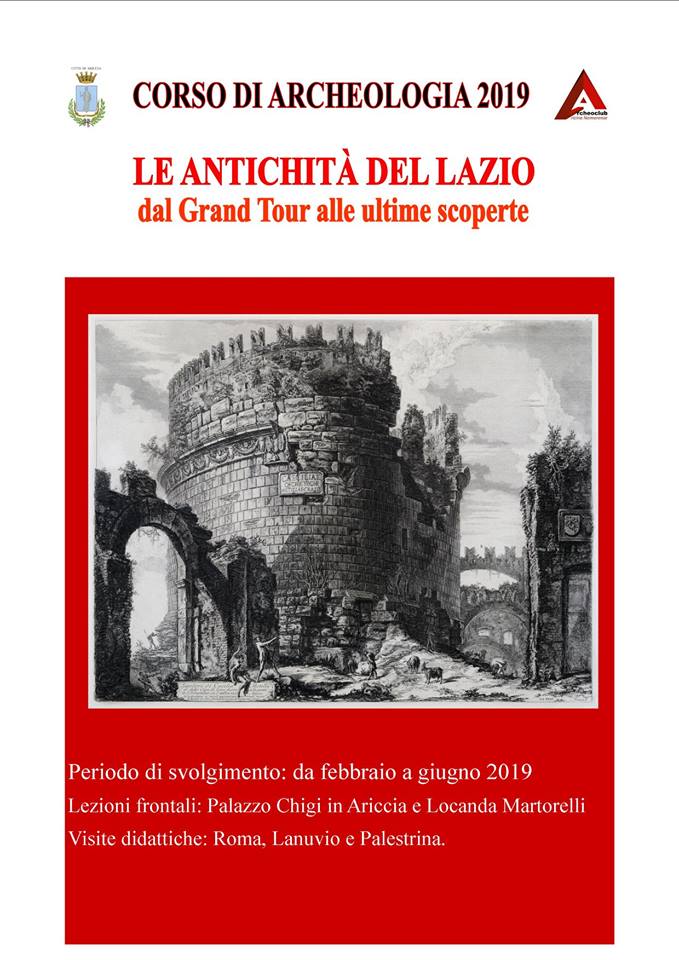 Corso di Archeologia anno 2019