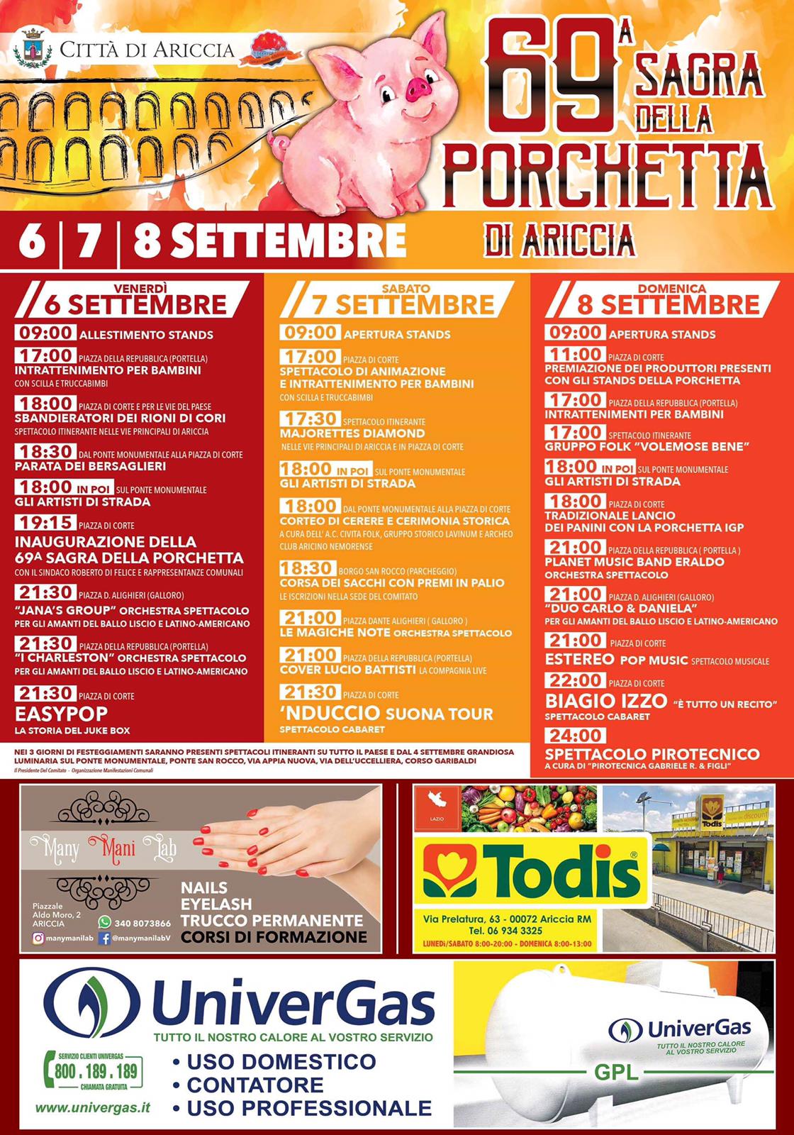 69° Sagra della porchetta di Ariccia