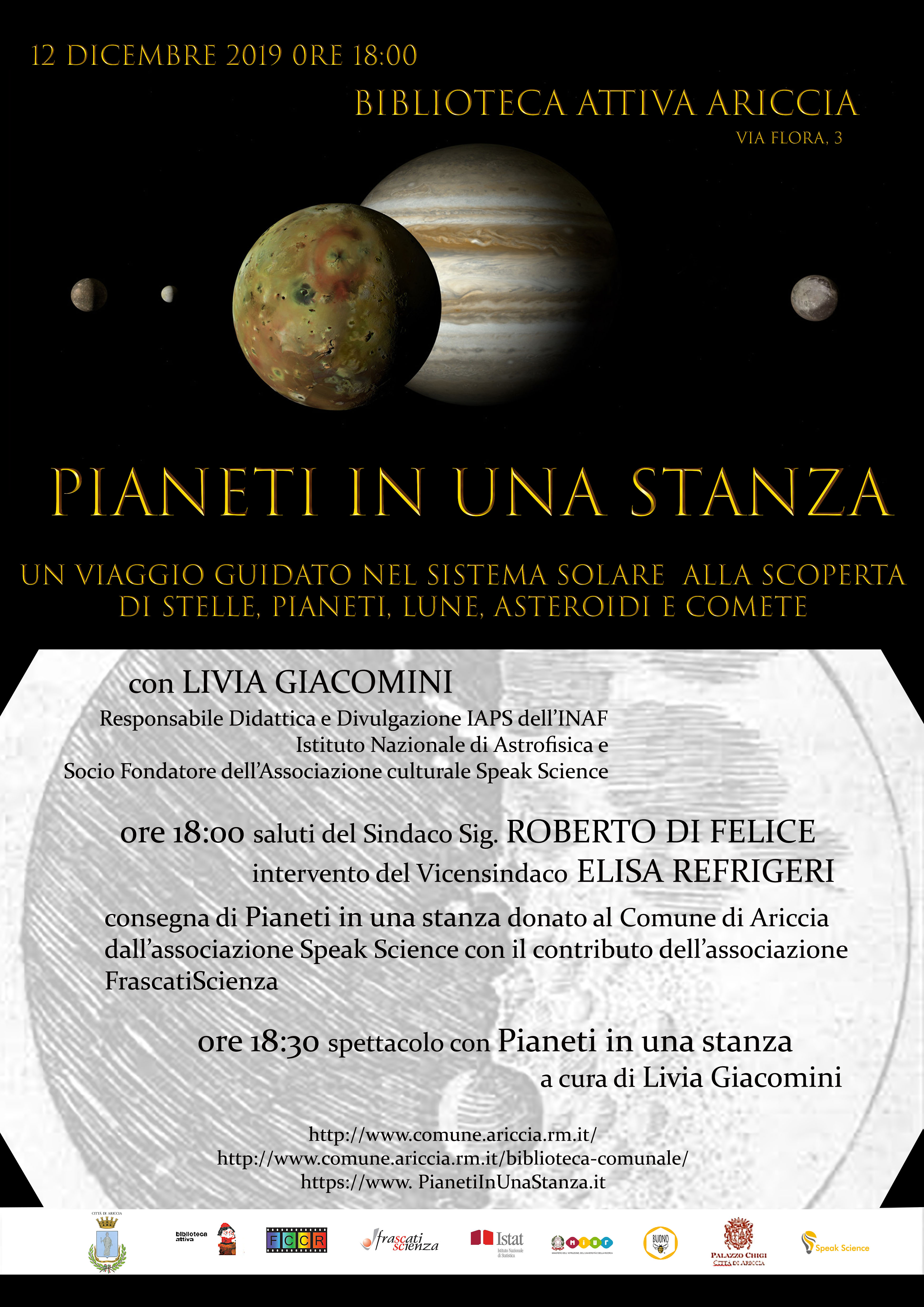 Pianeti in una stanza