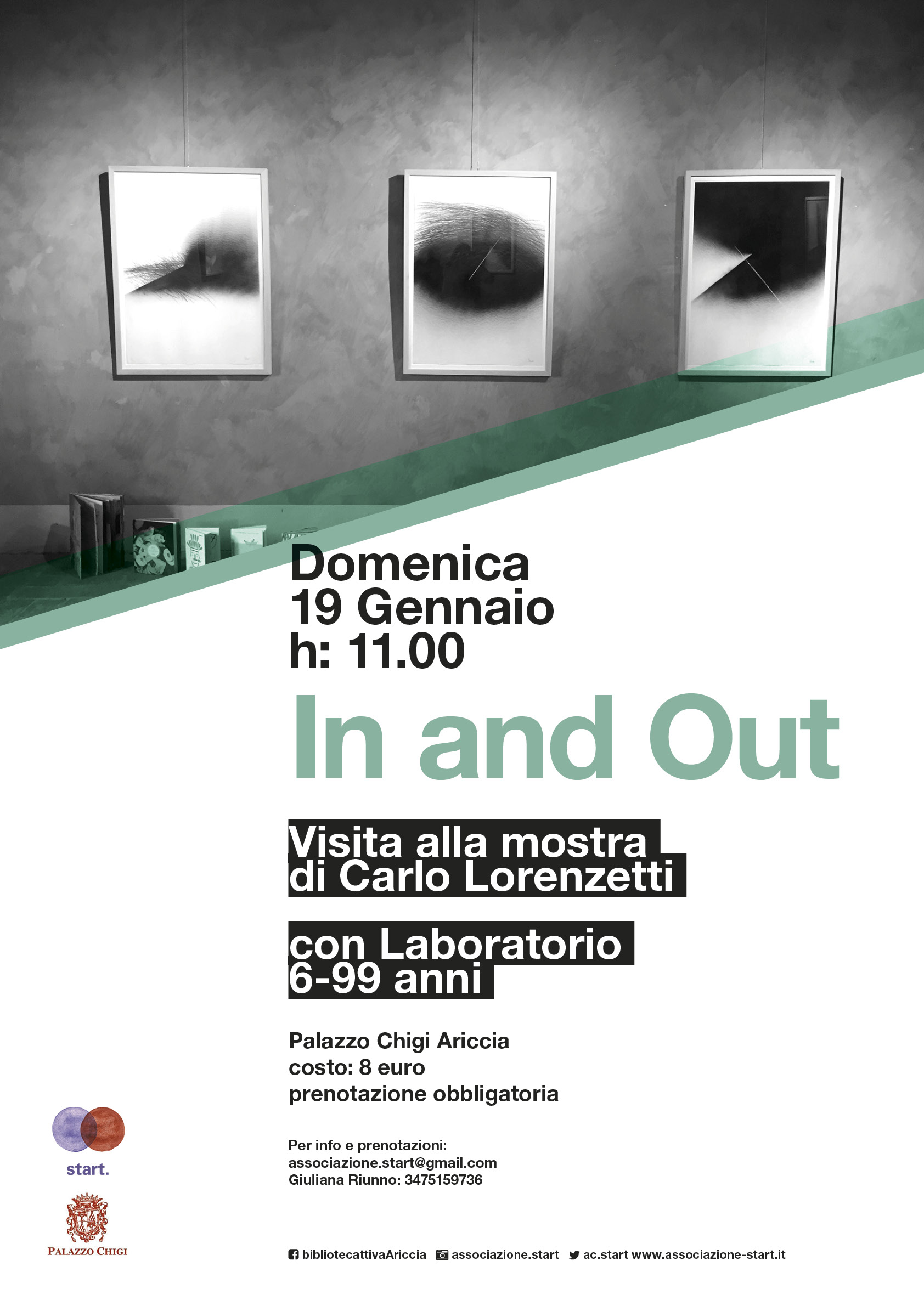 Carlo Lorenzetti - Visita e Laboratorio  in occasione di In and Out, il contemporaneo in scenari Barocchi
