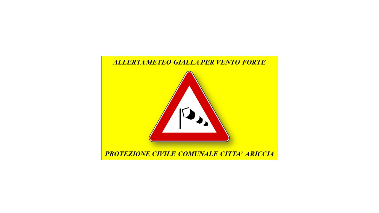 Allertamento meteo protezione civile
