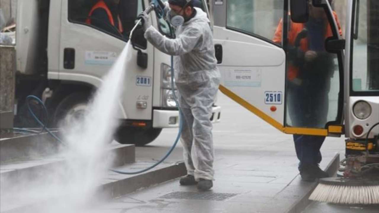 Servizio di disinfezione ed igienizzazione il giorno 3 aprile 2020 dalle ore 02.00 fino alle ore 08.00