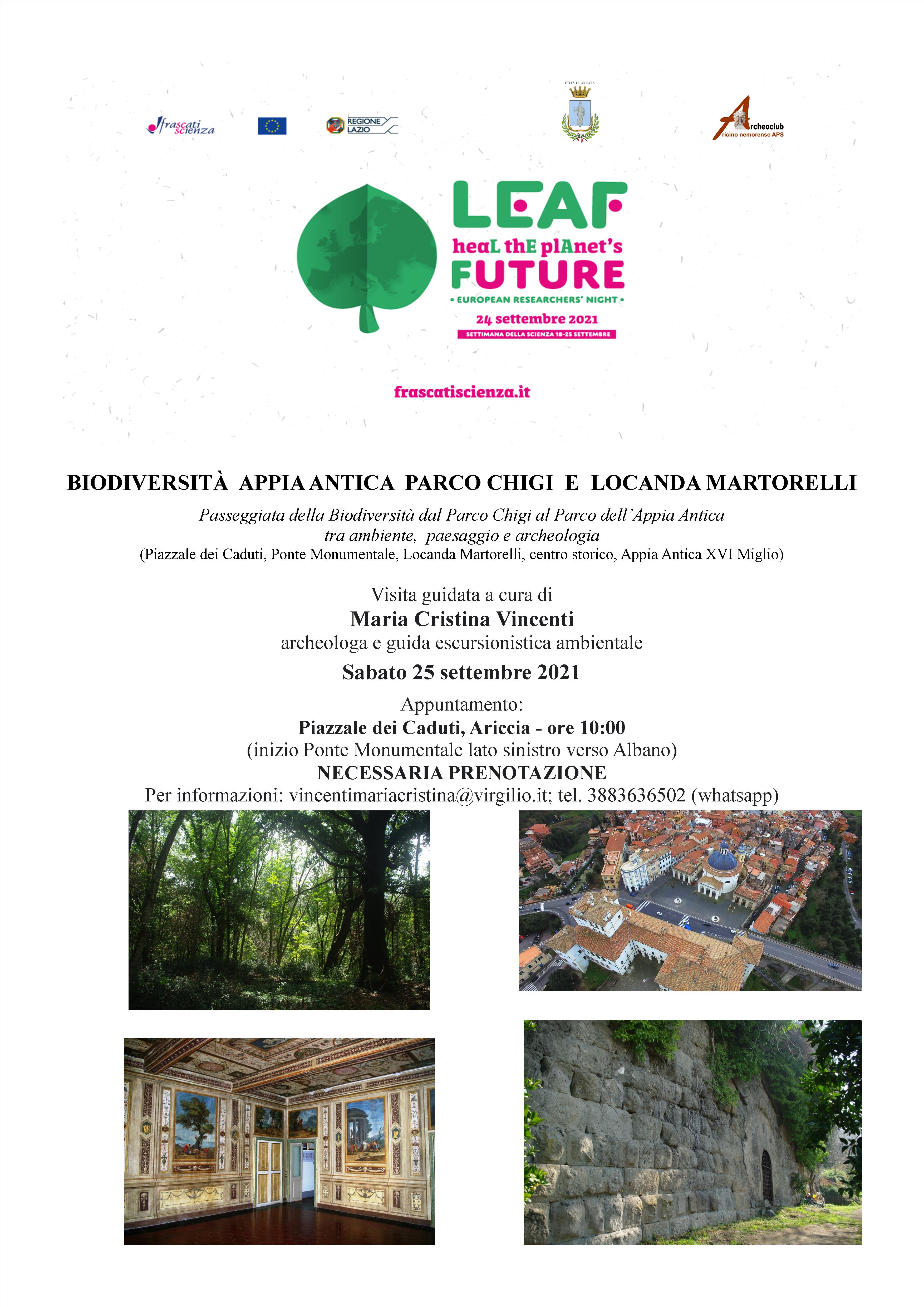 Biodiversità  appia antica  parco chigi  e  locanda martorelli